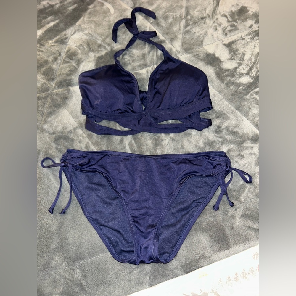 Juniors Bikini Navy Blue